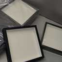 Shadow Box Frame - 8"x8" Square Frame Display Case, Square Display Case for Wall Mountable Display Box for Medals, Photos, Dried Flowers (6 Pcs /Black )