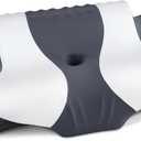 DONAMA Cervical Neck Pillow for Pain Relief, Cervical Pillow with Memory Foam Ergonomic Pillows with Dual Heights for Back, Stomach and Side Sleepers Kids' Floor Pillows Cushions (Light Grey, 2715")