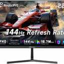 22 Inch Monitor 144Hz, 1080p Gaming Monitor FHD, Eye Care, VESA