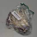 50 Pcs Football Toothpicks, 4.72 Inch Football Cocktail Picks for Appetizers, Long Bamboo Toothpicks, Decorative Toothpicks Skewers for Holiday Birthday Party Decorations (Football 3D)