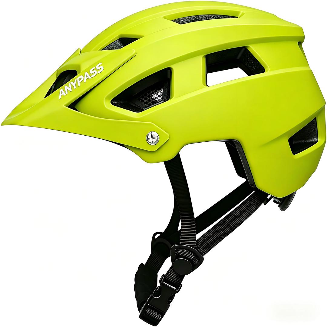Mountain Bike Helmet Adult Men Women - Ultra Comfort, Super Lightweight Bicycle Helmets, MTB Cycling Gear Biking Accessories with Adjustable Fit & Removable Sun Visor, L