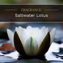 Candle-lite Scented Candles, Saltwater Lotus Fragrance, One 18 oz. Single-Wick Aromatherapy Candle with 110 Hours of Burn Time, White Color