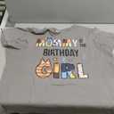 Mommy of The Birthday Girl Party Blue Dog Lover Matching T-Shirt
