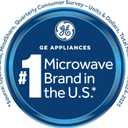 GE Countertop Microwave Oven, Compact 1.1 Cubic Ft., 950-watt Capacity, 6 Auto Cooking Settings, Child-Lock Technology, Kitchen Essentials for The Countertop, Dorm Room or Apartment, Stainless Steel