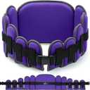 Sportneer Aqua Belt Water Aerobics Equipment: Swimming Belt Pool Exercise Equipment for Adults Aqua Float Belts with Adjustable Foam Blocks for Aquatic Fitness Training Low-Impact Workout (Large, Purple)