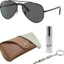 Ray-Ban RB3625 NEW AVIATOR Pilot Shaped Sunglasses for Men & Women with Official RAYBAN Eyewear Kit