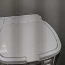 Hamilton Beach 2-Way Programmable Coffee Maker, 12 Cup Glass Carafe And Single Serve Coffee Maker, White with Stainless Steel Accents, 49933