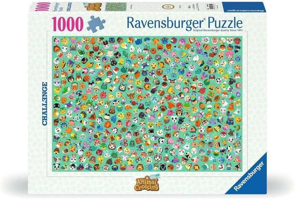 Ravensburger Puzzle 12000629 - Animal Crossing - 1000 Teile Challenge Puzzle fr Erwachsene und Kinder from 14 Years, White