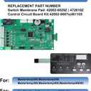 42002-0007S Control Board Kit with 472610Z Switch Pad Replacement 461105 Control Board Compatible with Mastertemp & Max-E-Therm,NA/LP Series Pool/Spa Heater Electrical Systems