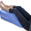 DMI Firm Leg Wedge Pillow for Back Pain Relief (FSA Eligible), High-Density Foam, Bed Wedge Pillow For Legs Elevation, Knee Pain, Post Surgery Pillow, Circulation and Swelling, Pregnancy, Blue