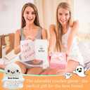 3 x Halloween Decoration Friend Gift Knitted Toys with Friendly Card Best Gift for Friends Teen Girl Boy