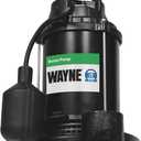 WAYNE CDT50-1/2 HP Epoxy Coated and Cast Iron Submersible Sump Pump - Up to 5,100 Gallons Per Hour - Long Lasting and Durable Construction