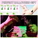 12 Set Witch Party Bracelets Bulk With Cards and Organza Bags Pink Green Princess and Witch Musical Movie Fan Adjustable Friendship Matching Bracelets Gifts For Birthday Party Favor Supplies