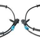Front ABS Wheel Speed Sensor Left & Right Compatible with Chevy Avalanche Express Silverado Suburban Tahoe, GMC Savana Sierra Yukon XL, Cadillac Escalade Replace ALS482, 15991986, 15037208, 19181873