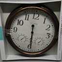 La Crosse Technology 404-3015 Clock Wall with Thermo, 15-1/2"