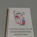WUCHJ Nurse Notebook, Nursing School Gifts Journal, Future Nurse Doctor Gifts, Floral Stethoscope Spiral Notebook Journal for Note Taking, Nursing Medical Office Supplies, 5.5x8.3 Inch