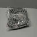 3 x 33 Ft Gray Self-Adhesive Weather Stripping - Soundproof, Draft Stopper for Doors & Windows | 0.35" W x 0.2" T