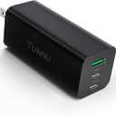65W USB C Charger Block 100W Cable Ultra Compact Fast Charging Cube PD 3.0 QC 4.0 Type C Brick Foldable Plug for iPhone 15/14/13 Pro Pixel MacBook Pro/Air iPad Pro Galaxy S20/S10 Dell XPS 13 Note