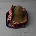 4E's Novelty 4 Sombrero Hats Adults, Bulk Sombrero Party Hats for Men Women, With Chinstrap - for Fiesta Cinco De Mayo Party, Mexican Hat Outfit Accessories