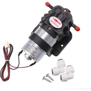 CrocSee DC 12V Self Priming Diaphragm Pump Fresh Water Pump 1.3LPM, 30PSI, Food Grade Replacement Pump for Bottom Loading Water Coolers Water Dispenser, Ice Maker