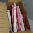 Primlect Potty Training Seat, 2-in-1 Toddler Toilet Seat with Step Stool, Ultra-Stable Potty Chair Attachment, Adjustable Seat and Step Ladder, Non-Slip Design, Splash Guard for Boys and Girls(Pink)