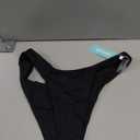Aqua Eve Women Cheeky Bikini Bottom Brazilian High Cut Swim Bottom Low Rise Bathing Suit Bottom.XS