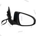 Passenger Side Mirror Assembly Compatible with Toyota Corolla 2014-2019 Non-heated Power Adjustable Glass Replace 8791002F80, 8791002F81, TO1321293, 8791002945 Black (3Pin Right)