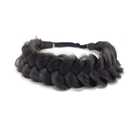 Braid Headband 2 Strands Messy Classic Chunky Plaited Wide Braids Elastic Stretch Quality Synthetic Braided Headband Women Girl Bohemian Hair Braid 65g (Headbands A1)