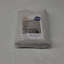 MIULEE 100% Blackout Linen Textured Curtains for Bedroom Solid Thermal Insulated Ivory Grommet Room Darkening Curtains & Drapes Luxury Decor for Living Room Nursery 52 x 96 Inch (2 Panels)