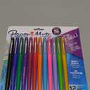 Paper Mate Flair Felt Tip Pens, Medium Point (0.7mm), Assorted Colors, 12 Count - For Arts & Crafts, Note-Taking, Journaling, School Supplies for Teachers & Students