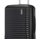 American Tourister Stratum 3.0 Carry-On Spinner, Airline Approved, Durable Hardside Luggage, Expands 1.5", RightHeight Adjustable Handle, Black