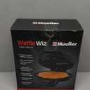 Mueller Heart 5 Waffle Maker, Waffle Iron, Adjustable Browning Control & Nonstick, Cool Touch Handle, Easy to Clean, Small Kitchen Appliances