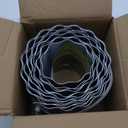OUSHENG Corrugated Metal Garden Edging Border, 6'' x 50FT Landscape Fence Fencing for Flower Bed, Landscaping, Lawn, Yard, Paver