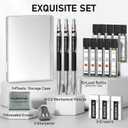 2 x Four Candies 19PCS 2MM Mechanical Drawing Pencils with Case, Metal Art Lead Pencil with 120 Graphite Lead Refills (HB 2H 2B 4B Color), Kneaded Eraser, Sharpener, for Drafting, Drawing, Sketching