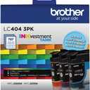 Brother LC4043PKS of Standard Yield Cyan, Magenta and Yellow -Ink -Cartridges(Pack of 3)