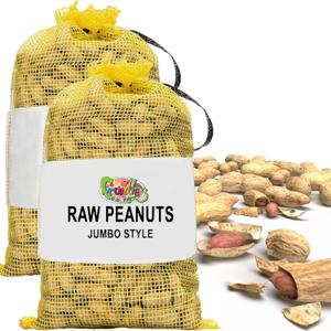 Fruidles Raw Peanuts, Raw Peanuts in Shell, Great for Boiling, Squirrels Feed, Birds Feed and Wildlife, 2 Pound Bag (2-Pack)