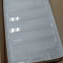 IRIS USA 68 L (72 QT) Plastic Storage Box with Lid and Latches - 4 Pack - BPA-Free, See-Through Organizing Solution, Durable Nestable Stackable Containers, Secure Pull Handle - Clear