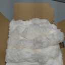 Bedsure GentleSoft White Throw Blanket for Couch - Mothers Gifts Day Birthday Gifts for Women Mom Her, Soft Cozy Fleece Throw Blanket for Girl, Room Home Bedroom Spring Decor, Off White, 50x60 Inches