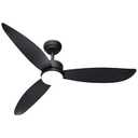 raccroc 52in Quiet Ceiling Fan with LED Light DC motor Large Air Volume Remote Control 3 Solid Wood Blades,Ceiling Fan for Kitchen Bedroom Dining room Patio