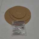 Juvale 4-Piece Round Acrylic Cake Stand Set - 6-, 8-, 10- & 12-Inch Clear - Thick Stackable Cake Risers & Dessert Stands