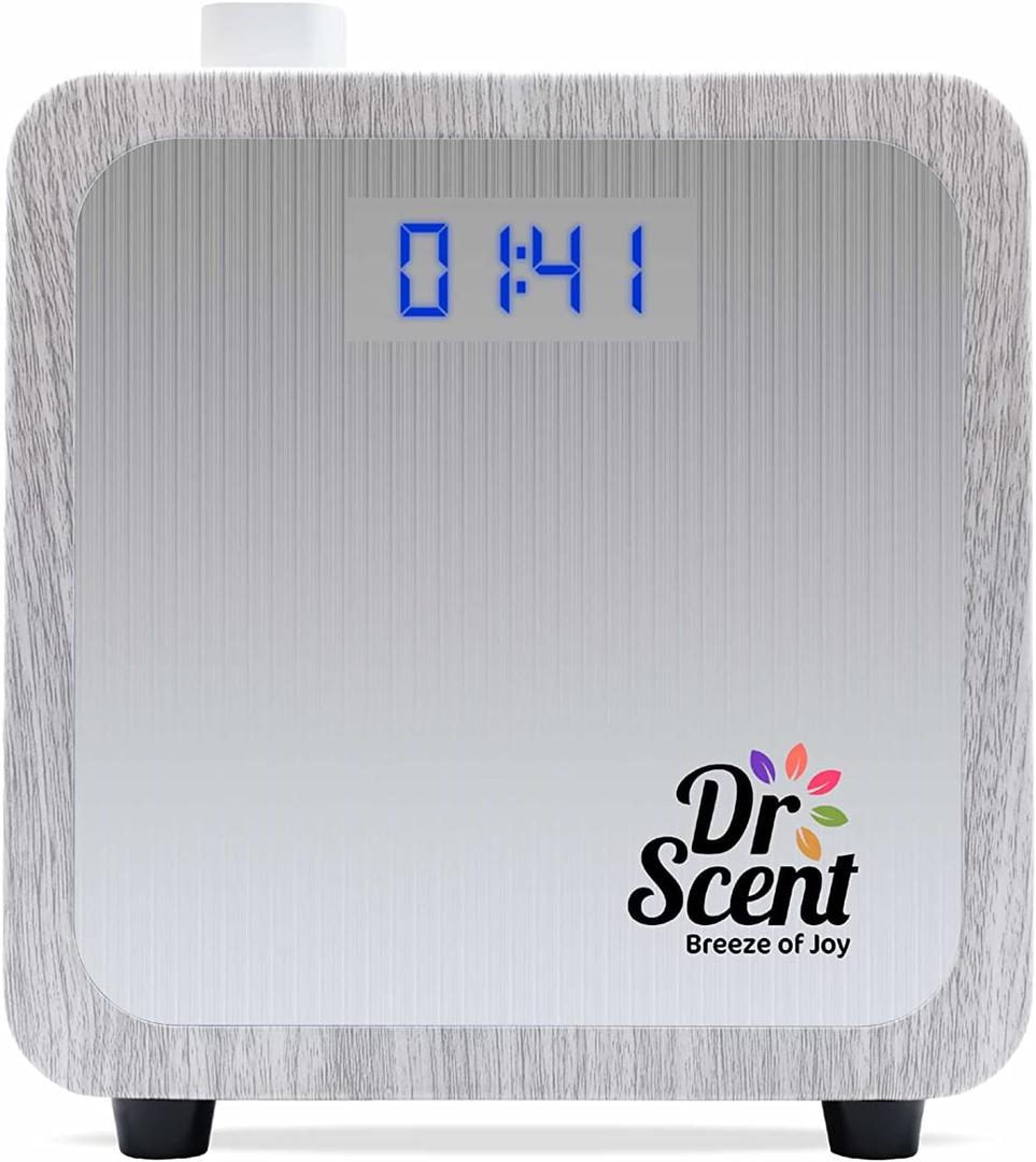 Dr Scent Essential Oil Small Diffuser Machine-White (White)
