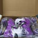 METROLLER Roller Skates for Girls Ages 5-8 8-12 and Boys Teens, Adjustable 4 Sizes for Kids Toddler Roller skates with Light up Wheels, for Women (Purple)