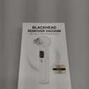 Pore Vacuum Blackhead Remover Kit - 5 Suction Heads & Extractor Tools, 3 Adjustable Suction Levels - Facial Pore Cleansing for Women&Men (White)