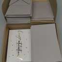 100 Pack Congratulations Cards with Envelopes All Occasion Congrats Greeting Card for Engagement,Business,Baby Shower,Wedding Graduation Party, 4 x 6 In(Gray)