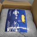 Rycwola Headboard Wedge Pillow with 2 Pack Neck Roll Pillow Large Headboard Pillow Soft and Supportive with Removable Cover (Light Grey, Queen:59x8x20 Inches)