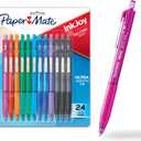 Paper Mate InkJoy 300RT Retractable Ballpoint Pens, Medium Point (1.0mm), 24 Count - Colorful Office Supplies, Writing, Journaling