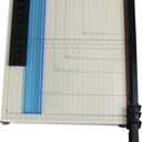 TEXALAN(R) 12-Inch Guillotine Paper Trimmer - Durable Metal & ABS, 12 Sheet Capacity with Magnetic Clamp & Guide