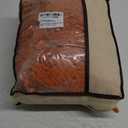 Non Slip Thick Shaggy Chenille Bathroom Rug Sets 2 Piece, Thickened Hot Melt Rubber Bottom Bath Mats for Bathroom, Bath Rugs Quick Dry Machine Washable for Shower (Burnt Orange, 32"x20" Plus 17"x24")