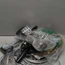 100 ft /120 ft /150 ft/180ft Zip Line Kit for Kids and Adult Up to 380 lb - Updated Removable Design Trolley and Thickened Seat, Rust Proof W/Safety Harness - Zipline Kits for Backyard (Green)