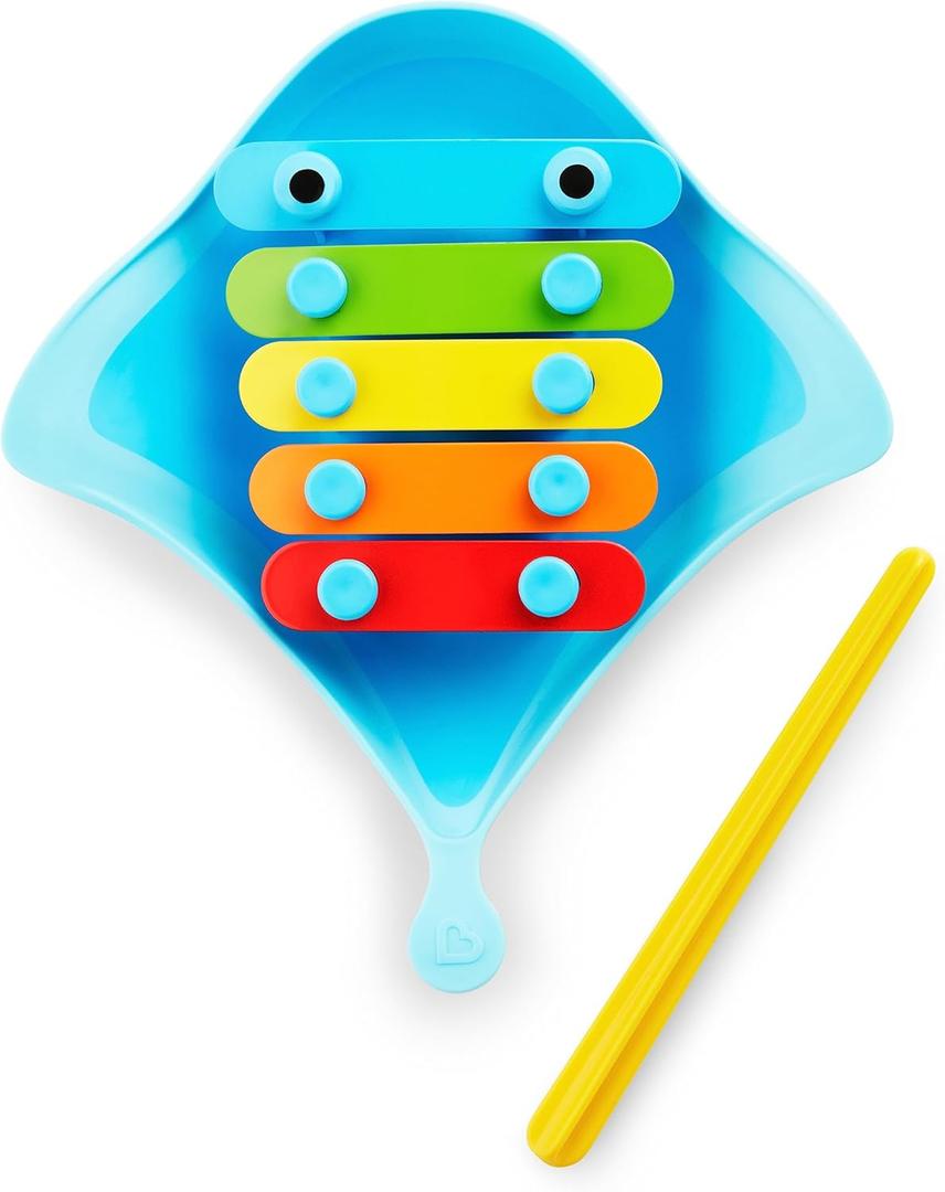 Munchkin Dingray Xylophone Musical Baby and Toddler Bath Toy (2 Piece Set)